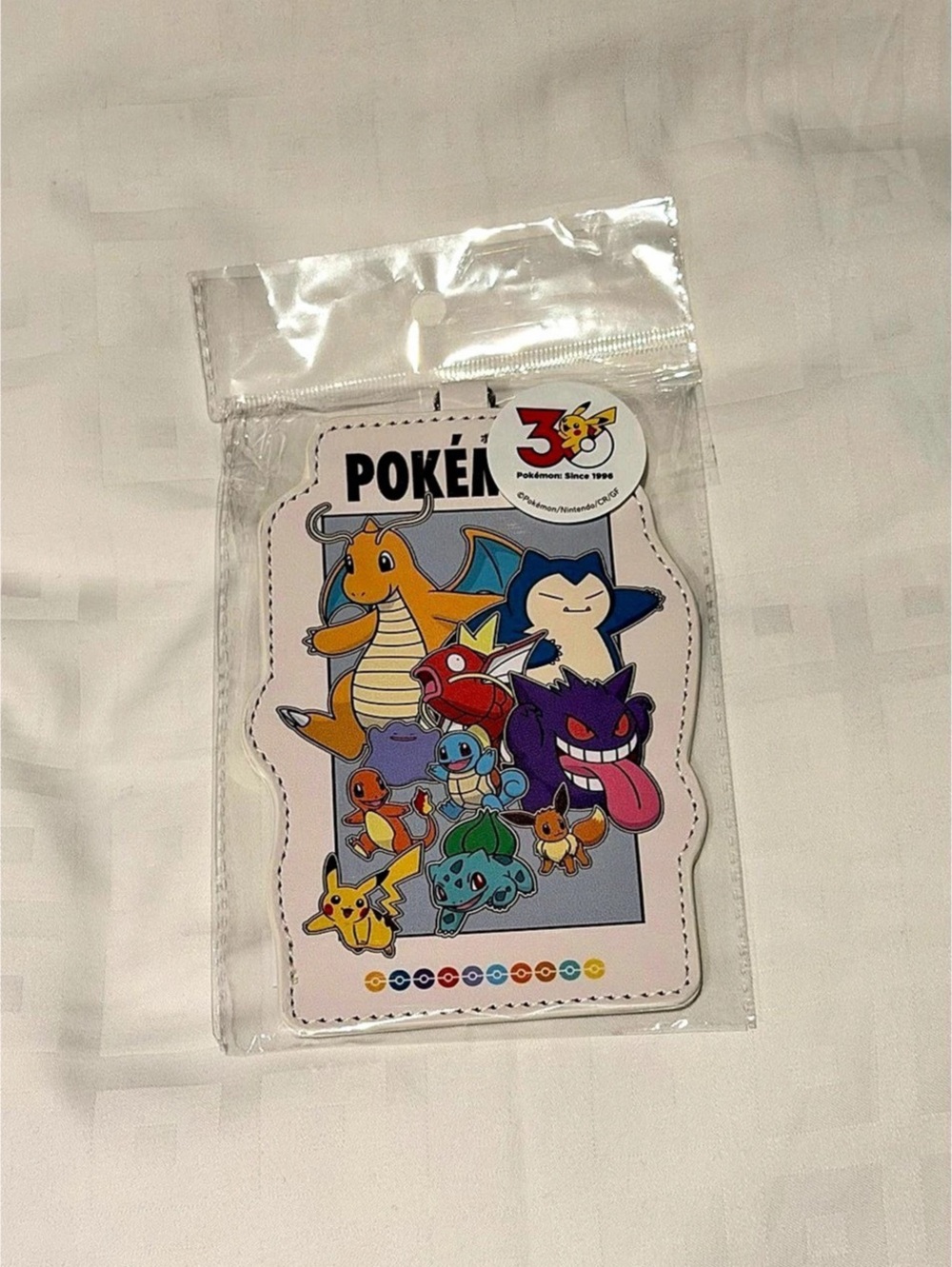 3COINS X Pokémon Character Badge Holder NWT
